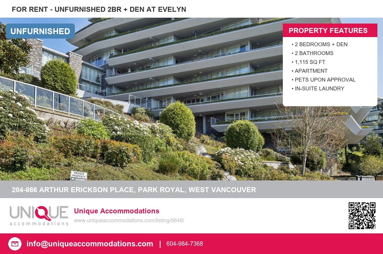 204 866 ARTHUR ERICKSON PLACE, R3142778, BC,