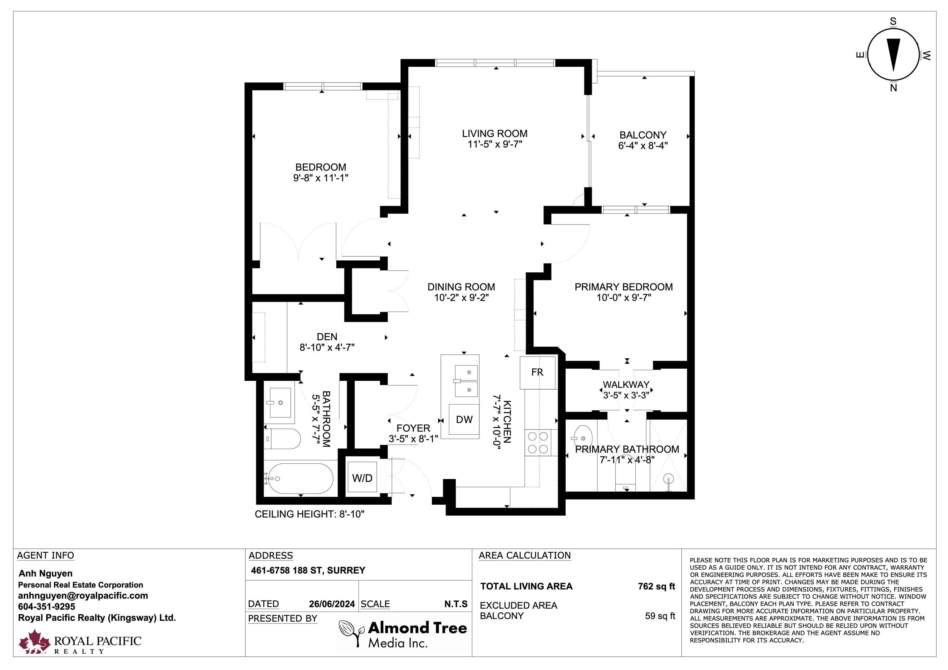 461 6758 188 STREET, R3147035, BC,