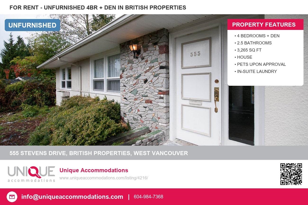 555 STEVENS DRIVE, West Vancouver BC V7S 1E1, R3151114, BC,
