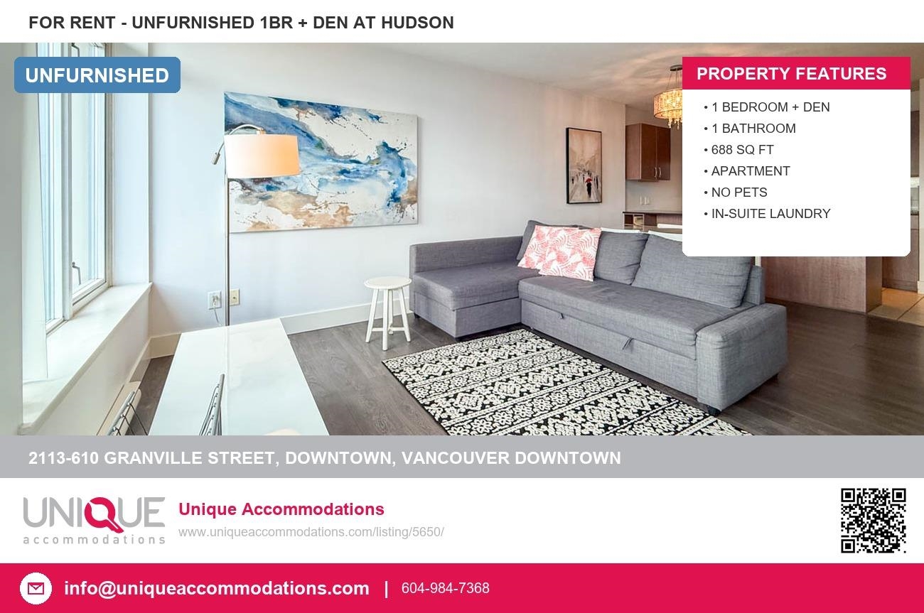 2113 610 GRANVILLE STREET, R3151118, BC,