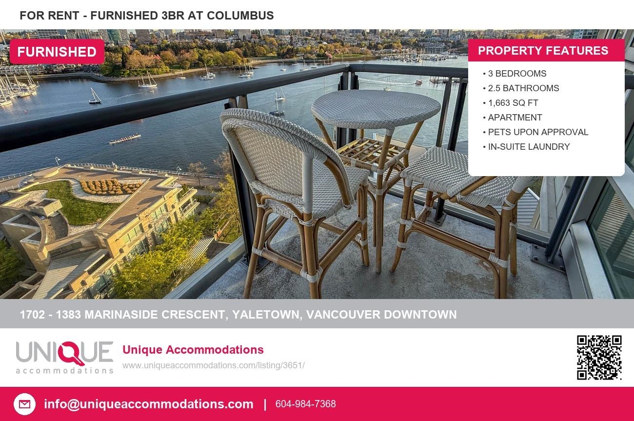 1702 1383 MARINASIDE CRESCENT, R3151146, BC,