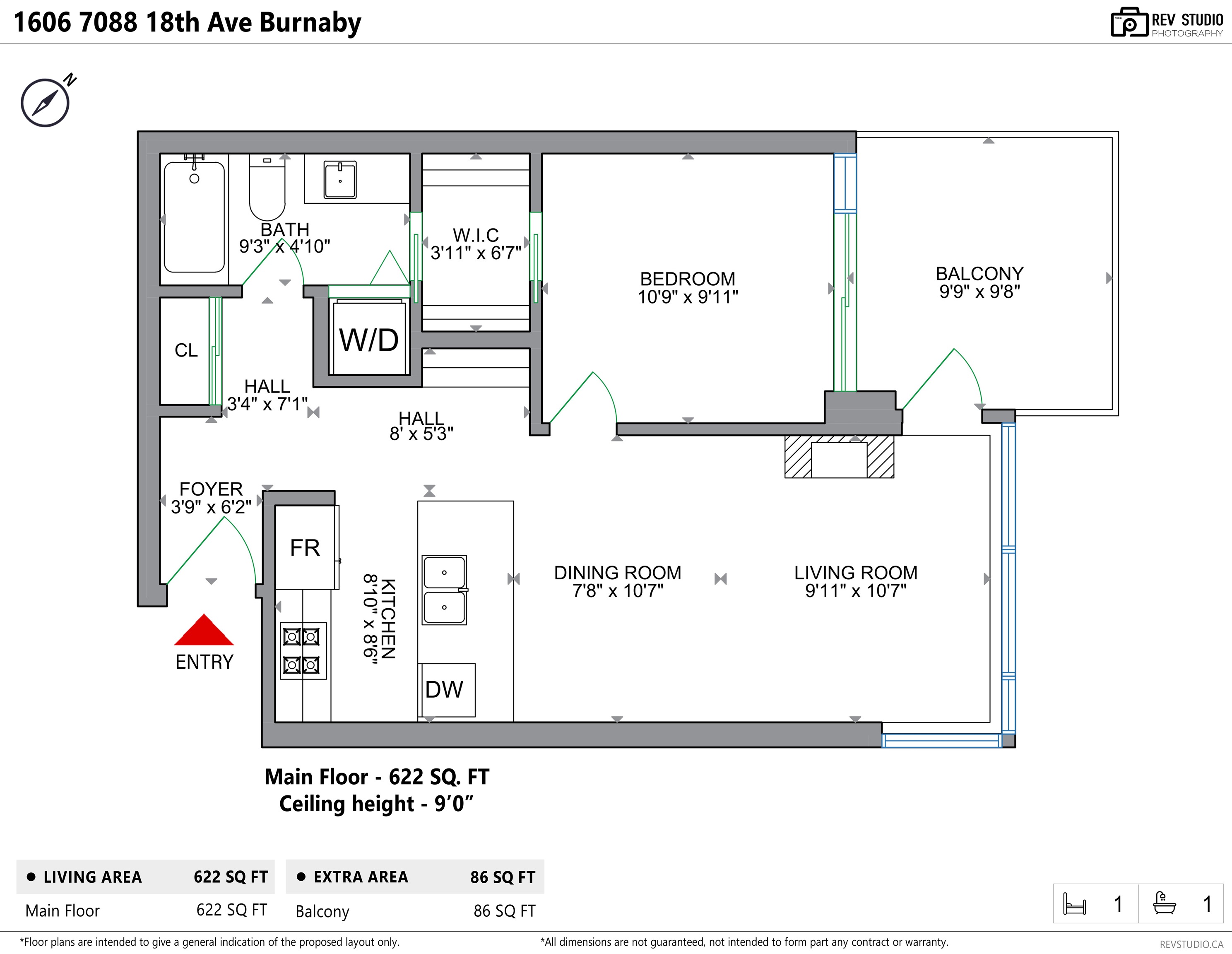 1606 7088 18TH AVENUE, R3152101, BC,