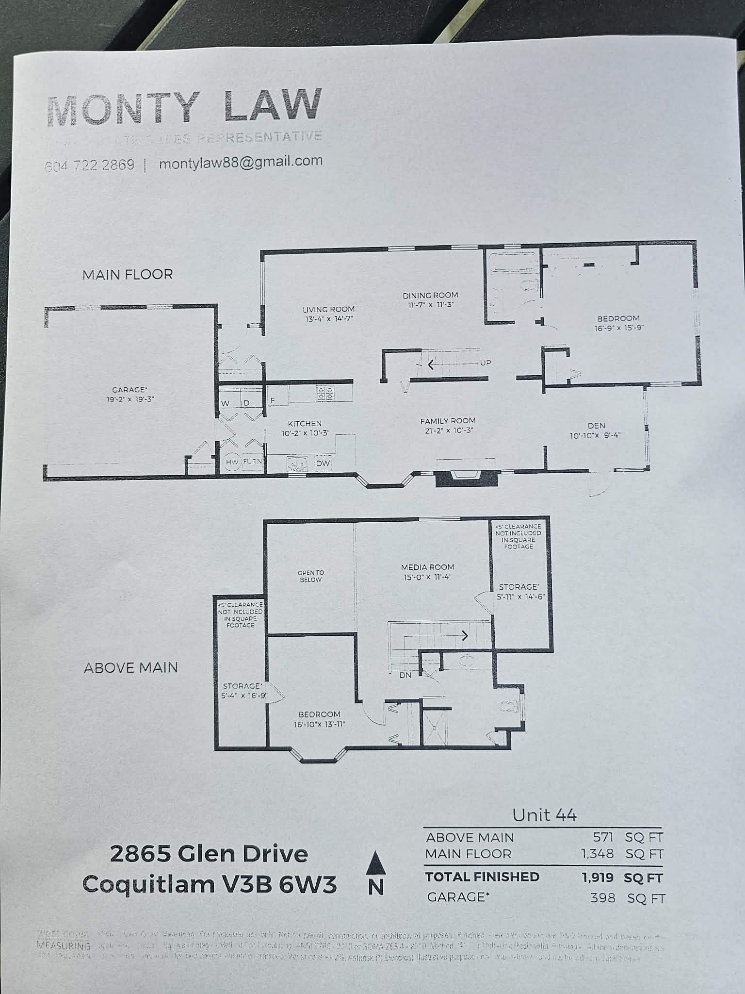 44 2865 GLEN DRIVE, R3153929, BC,