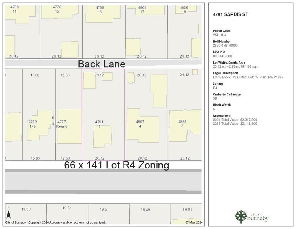 4791 SARDIS STREET, Burnaby BC V5H 1L4, R3154065, BC,