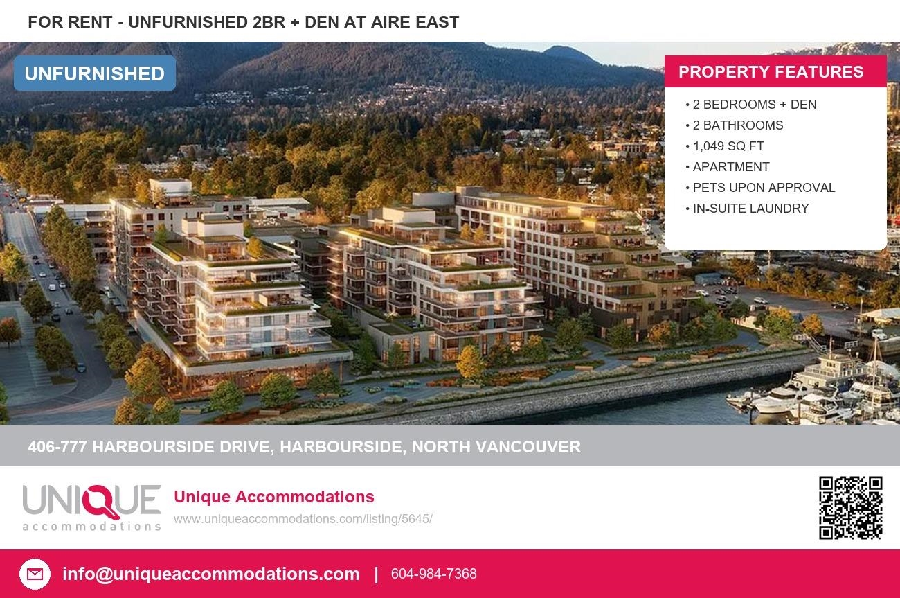 406 777 HARBOURSIDE, R3154413, BC,