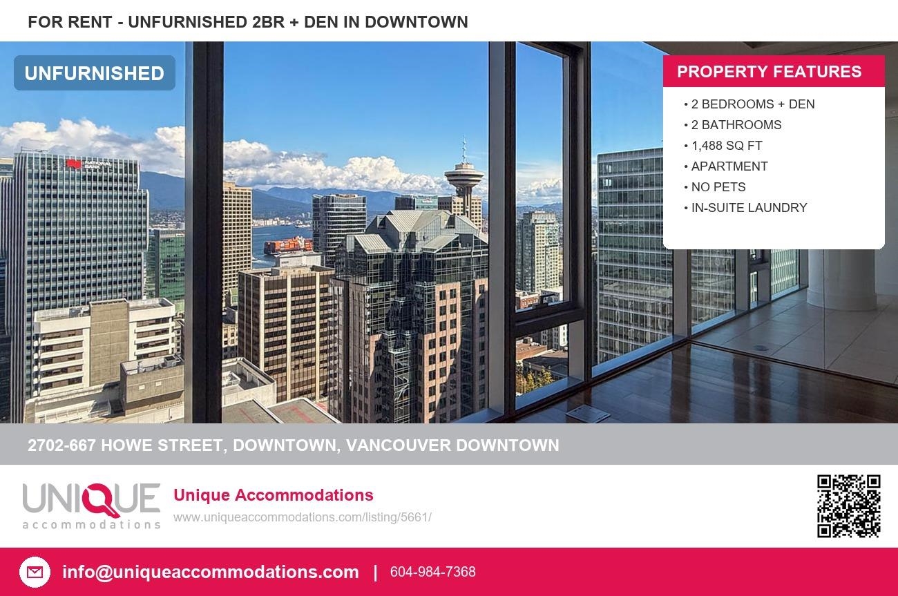 2702 667 HOWE, R3160625, BC,