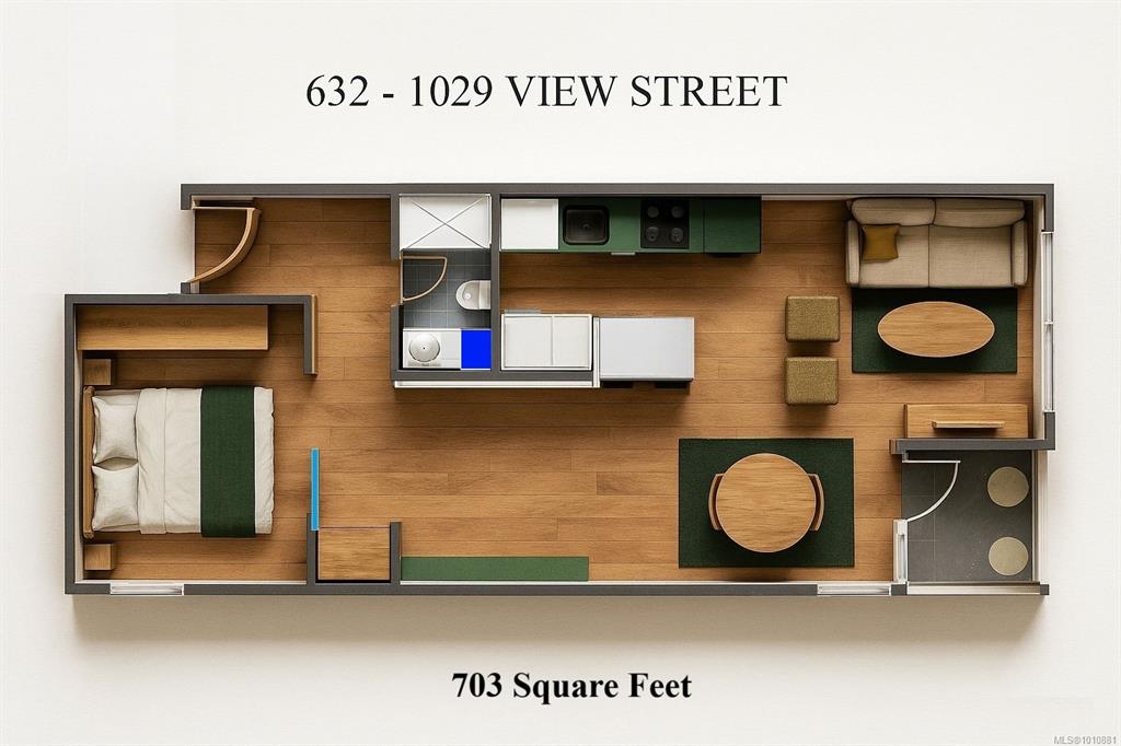 Fifth View of 1029 View St, Juke Box, Victoria, BC, V8V 4Y3