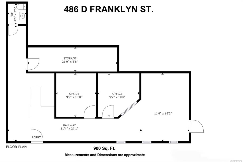 Fifth View of 486 Franklyn St, Nanaimo, BC, V9R 2R5