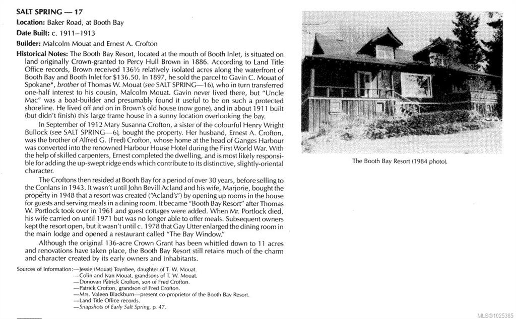 Fourth View of 116 Acland Rd, Booth Bay Shores, Salt Spring, BC, V8K 2N6