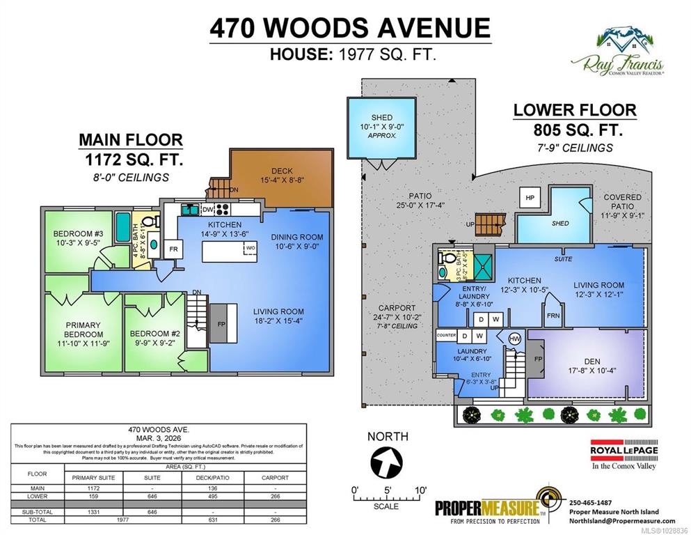 Third View of 470 Woods Ave, Courtenay, BC, V9N 3Z1