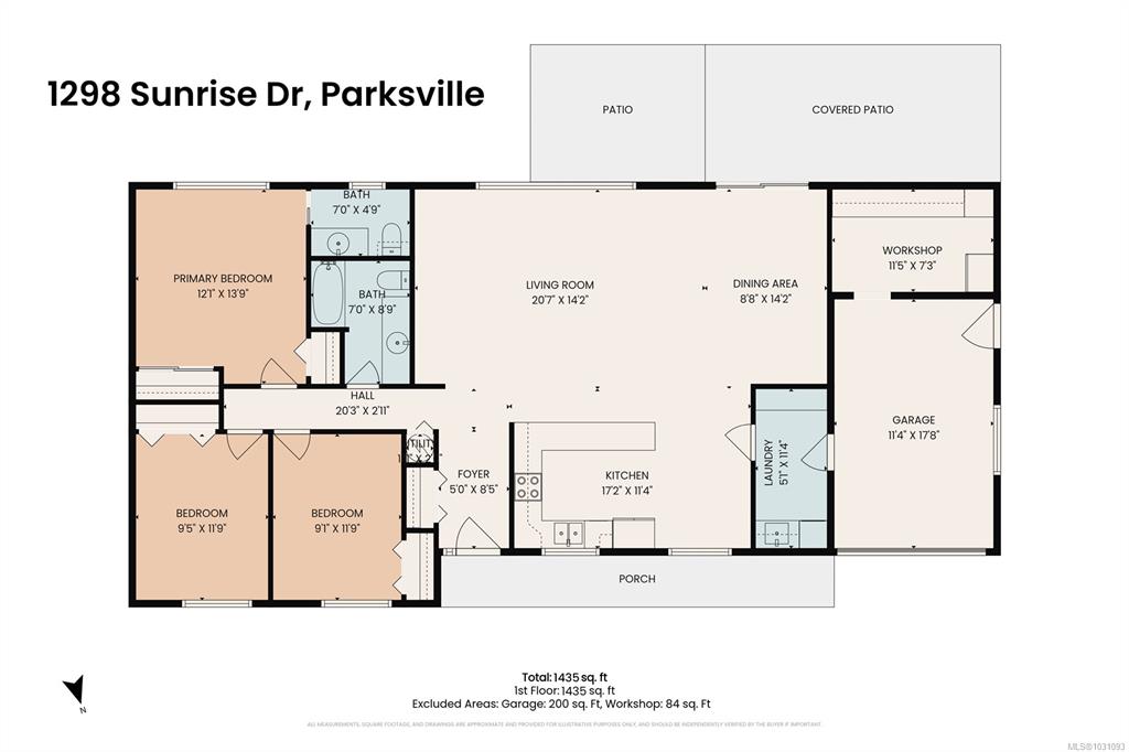 Third View of 1298 Sunrise Dr, Parksville, BC, V9P 1W7
