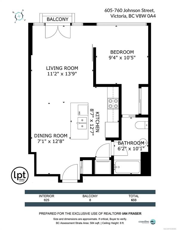 Third View of 760 Johnson St, The Juliet, Victoria, BC, V8W 1N1