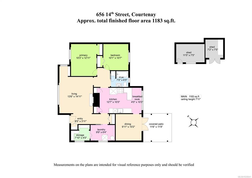 Fourth View of 656 14th St, Courtenay, BC, V9N 1W6