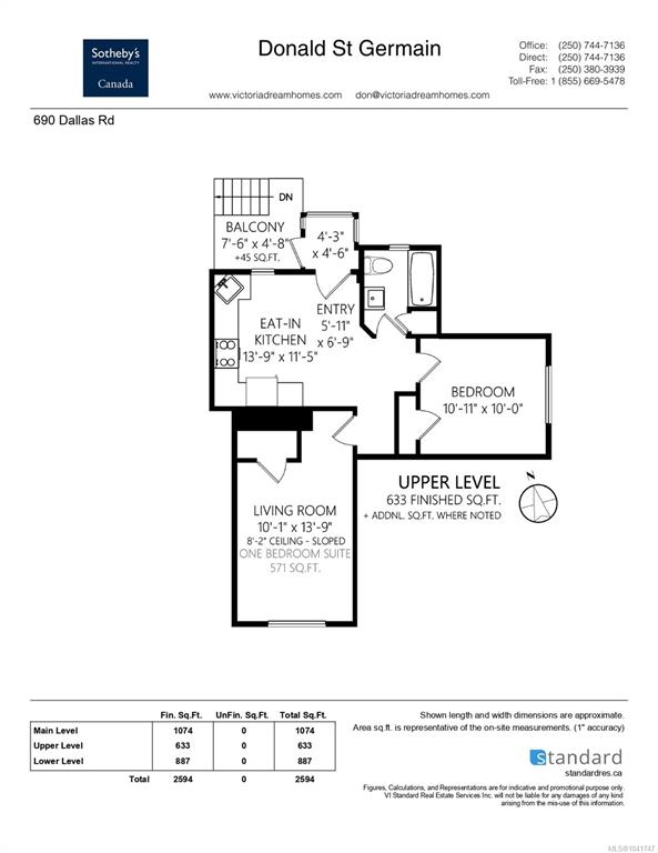 Fourth View of 690 Dallas Rd, Victoria, BC, V8V 1B7