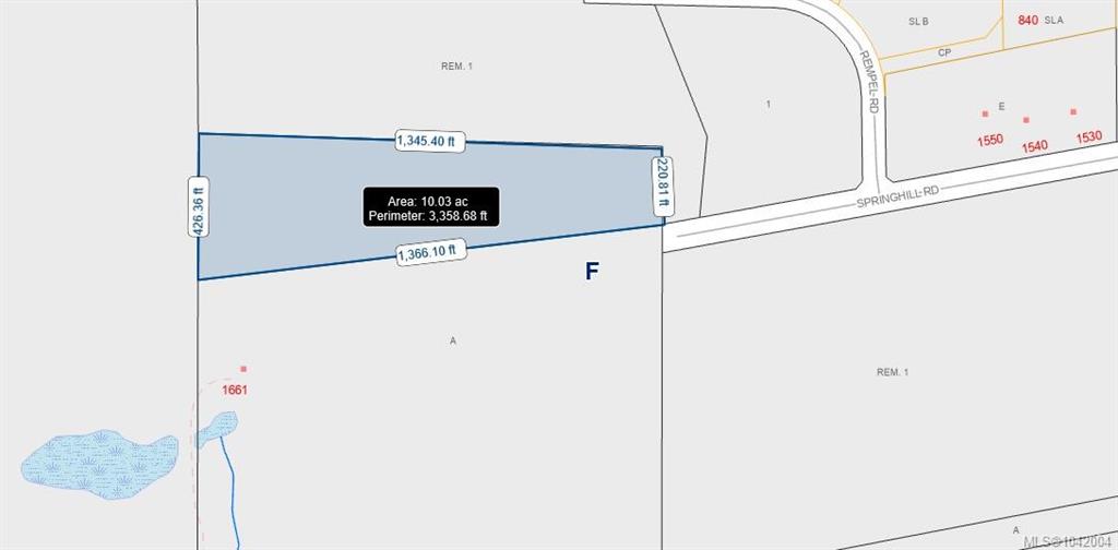 MLS® listing #31683268 for sale located at Lot 1 Springhill Rd