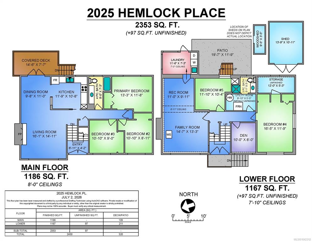 Fifth View of 2025 Hemlock Pl, Courtenay, BC, V9N 3B9