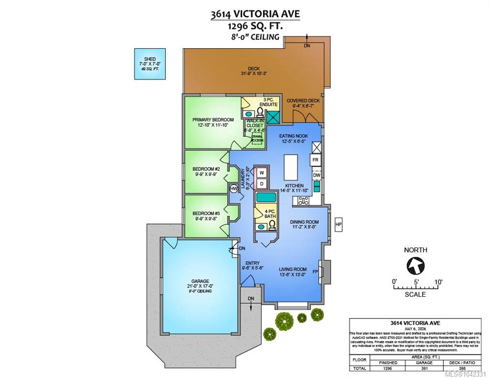 Fifth View of 3614 Victoria Ave, Nanaimo, BC, V9T 6N9