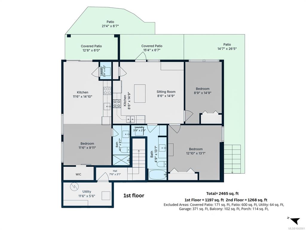 Fourth View of 2030 Placid Cres, Nanaimo, BC, V9R 6P9