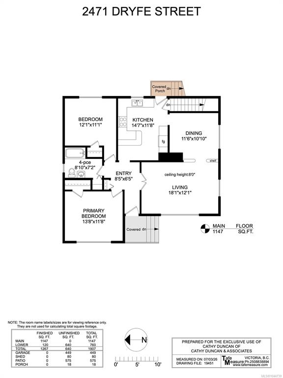 Fifth View of 2471 Dryfe St, Oak Bay, BC, V8R 5T3
