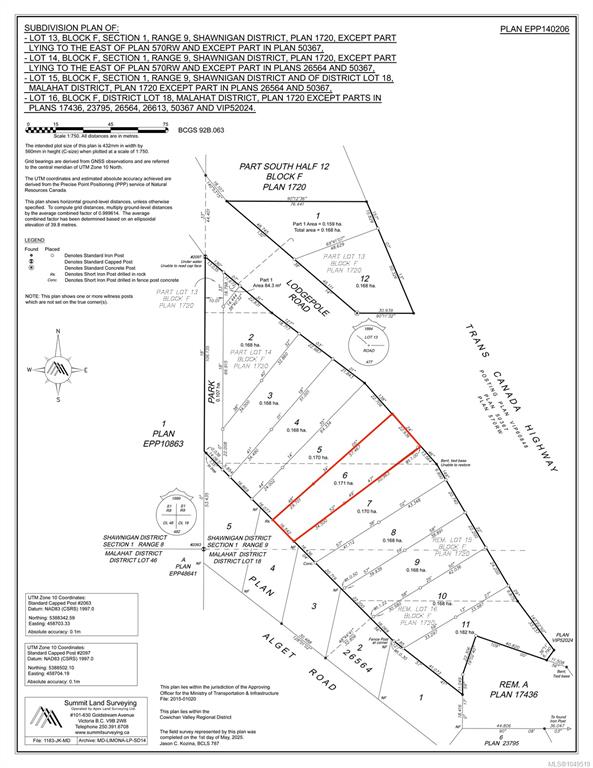 Third View of Lot 6 Lodgepole Rd, Mill Bay, BC, V8H 1B1