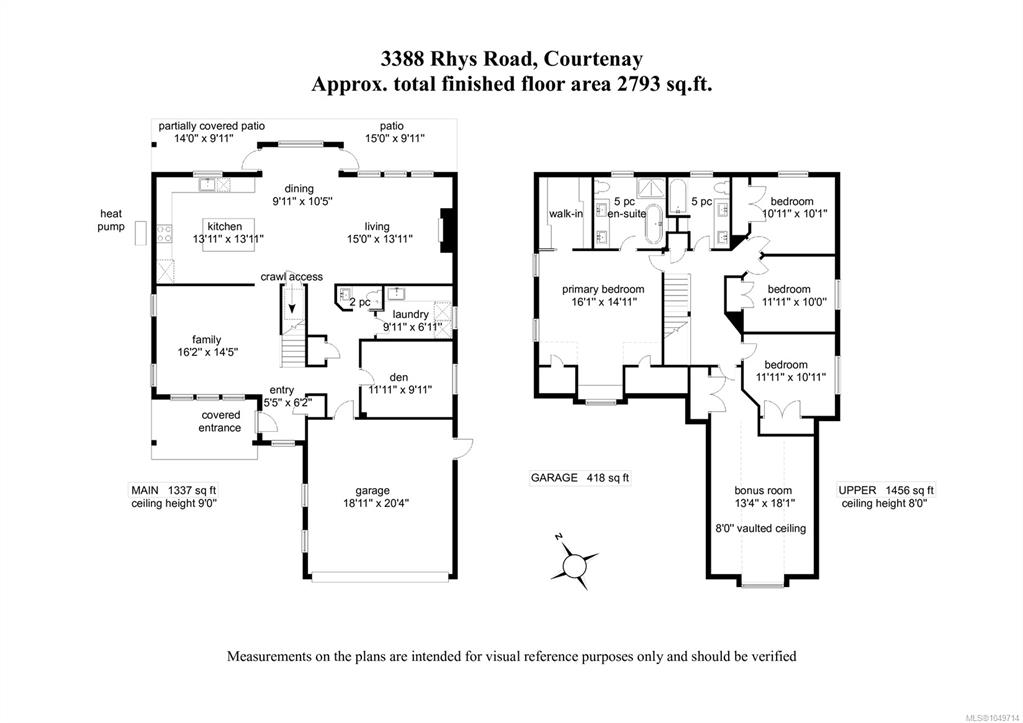 Third View of 3388 Rhys Rd, Courtenay, BC, V9N 0B7