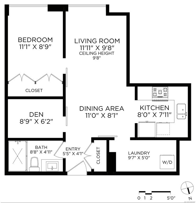 Fifth View of 1105 Pandora Ave, THE WADE, Victoria, BC, V8V 3P9
