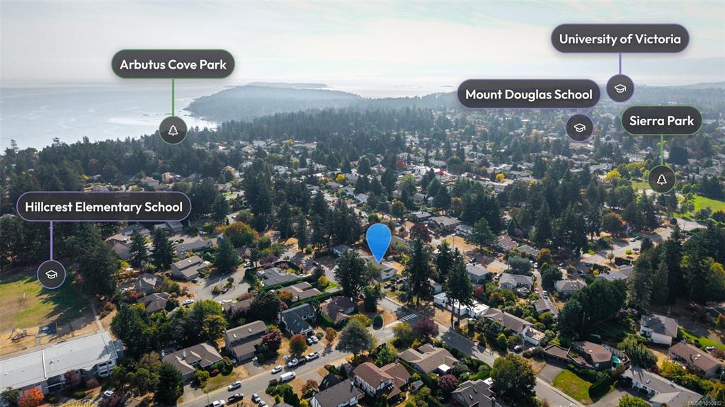 Fifth View of 1857 Hillcrest Ave, Saanich, BC, V8N 2R7