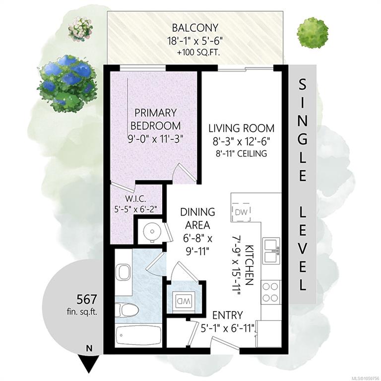 Fourth View of 707 Treanor Ave, Langford, BC, V9B 0X7