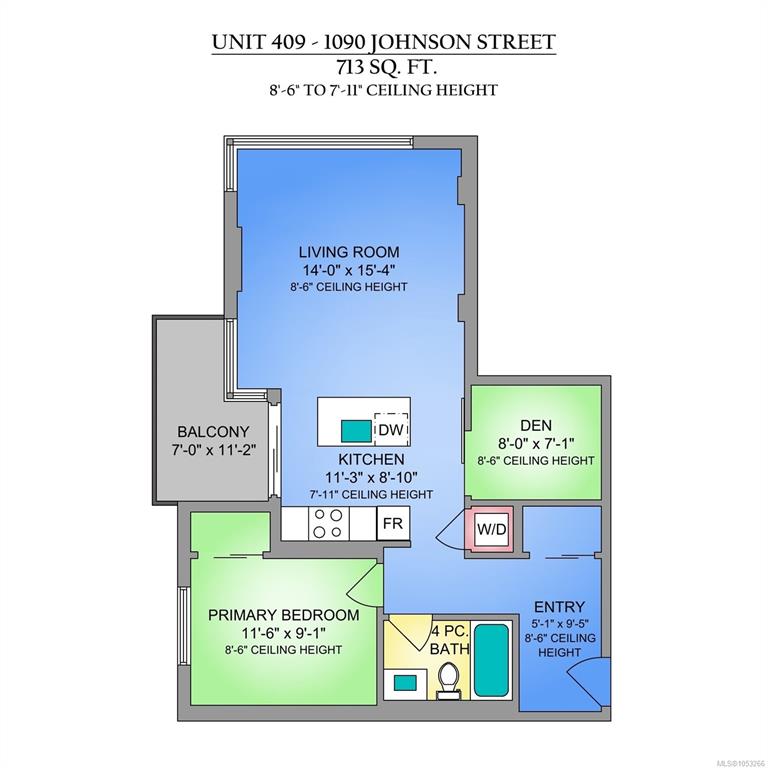 Third View of 1090 Johnson St, Victoria, BC, V8V 0B3